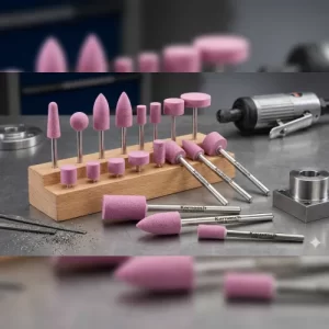 Pink Aluminium Oxide Mounted Point